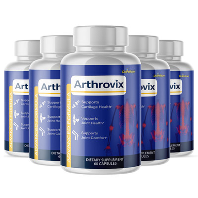 Arthrovix- Joint & Cartilage Health Support- 5 Bottles- 300 Capsules