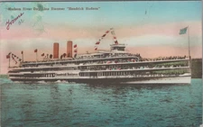 Hudson River Day Line Steamer Hendrick New York NY Albertype Postcard