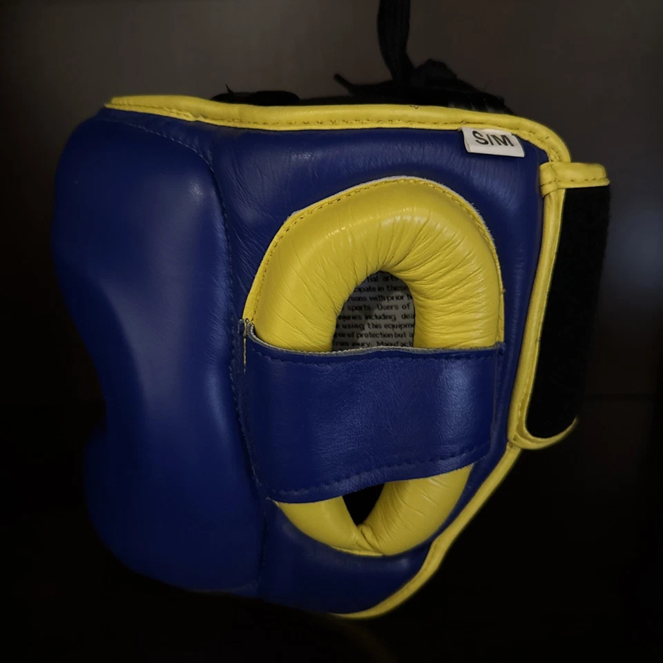 Ringside Deluxe Full Face Saver DFSH MMA Boxing Sparring Headgear Head Gear - Image 2 of 4