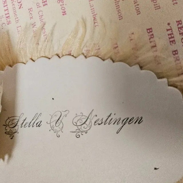 Victorian Hand-Calligraphy Postcards Set of 2 - Collectibles