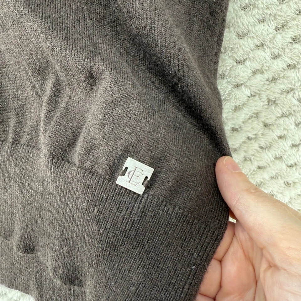 Suéter Colección Esprit Cuello en V Mezcla de Lana Manga Larga Top Mujer Diseño Único Foto 2 de 4