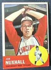 1963 Topps #194 Joe Nuxhall EX