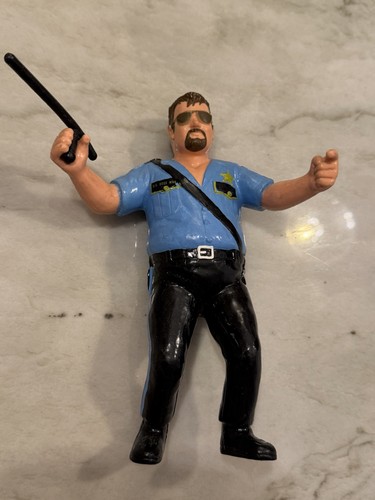 WWF Wrestling LJN Black Card 1989 Big Bossman Figu...