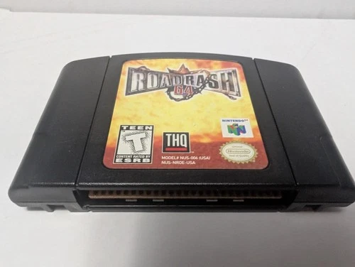 Road Rash 64 Nintendo 64 Authentic Tested See Description!