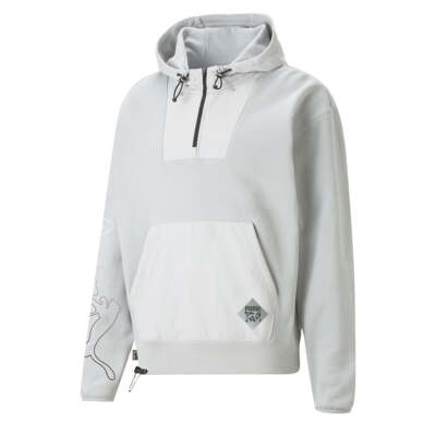 NEW - Official Puma x P.A.M Womens Hoodie Flat Light Gray