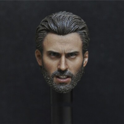 1/6 ELITE TOYS heroes Beard Captain America Head Model Chris