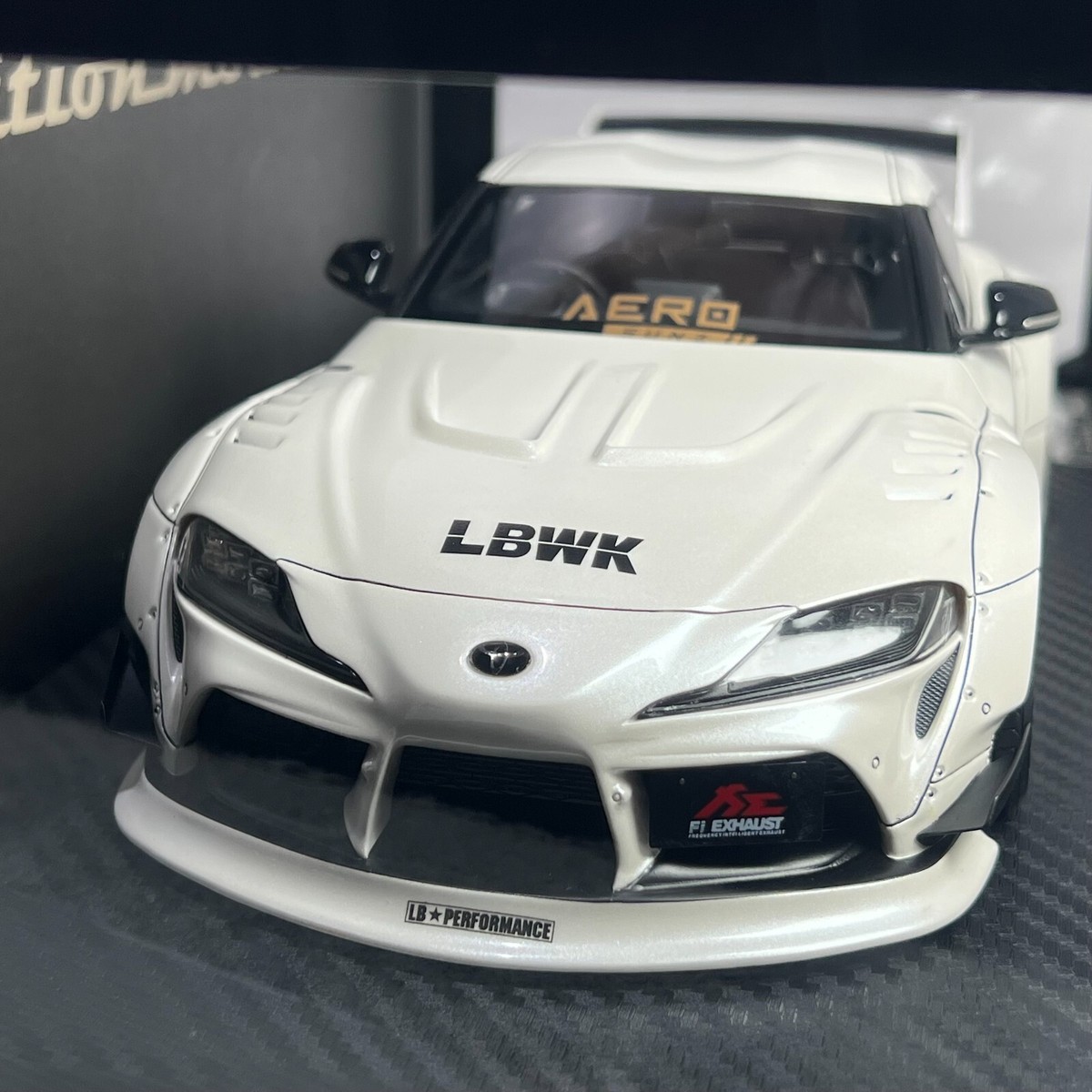 イグニッションモデル　トヨタスープラ　A90 1/18 IG2653 1/18 IG ignition #IG2653 LB-WORKS TOYOTA SUPRA (A90) White