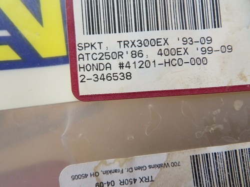 AFTERMARKET SUNSTAR STEEL SPROCKET REAR HONDA XR CR CRF 60 70 80 FINAL DRIVE - Picture 4 of 12