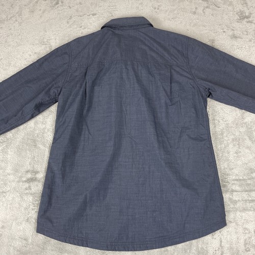 LL Bean Camisa Chaqueta Para Hombres Pequeña A Presión Botón Cortavientos Forrada Ligera Usada en Excelente Condición - Imagen 8 de 8