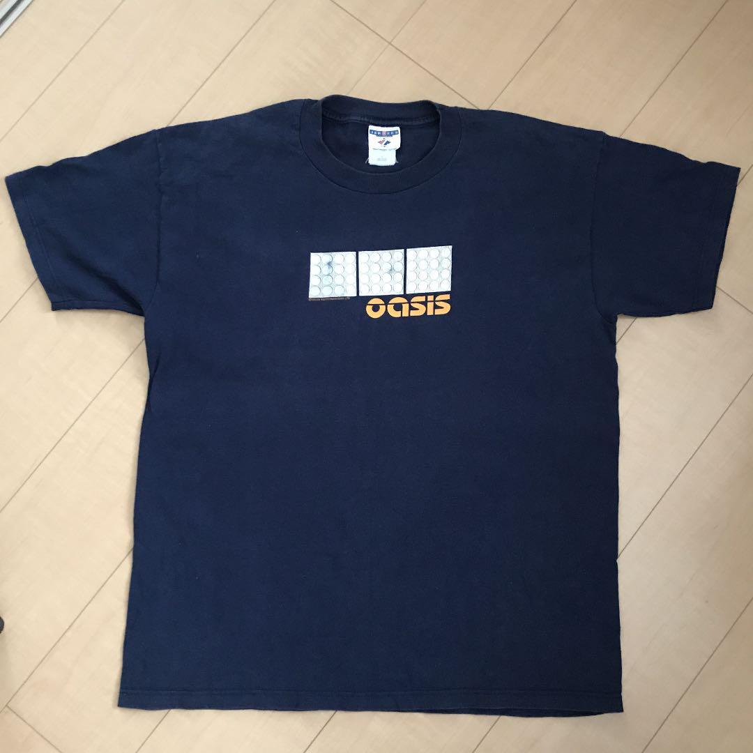Oasis T-shirt 90s Vintage Navy | eBay