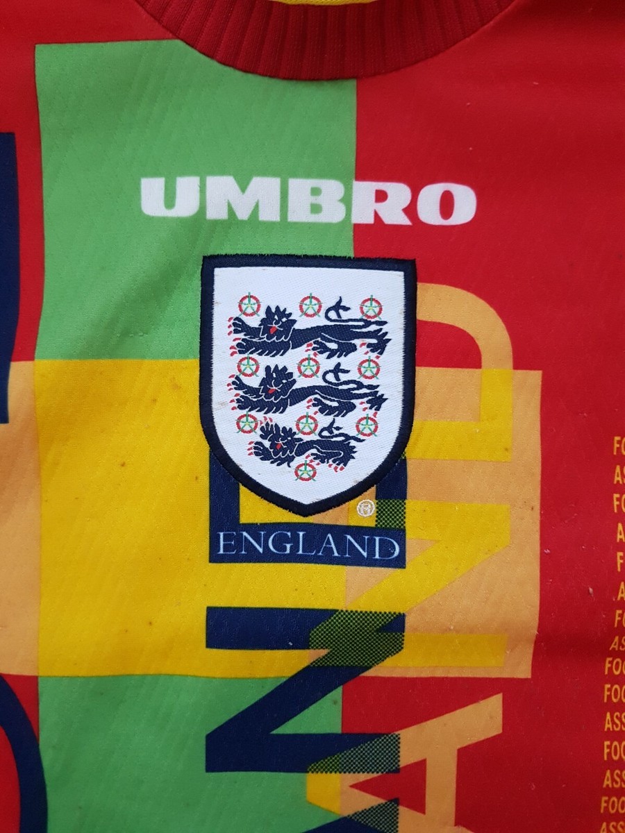 England 1995 1996 goalkeeper umbro football shirt soccer England 1995 1996 goalkeeper umbro football shirt soccer