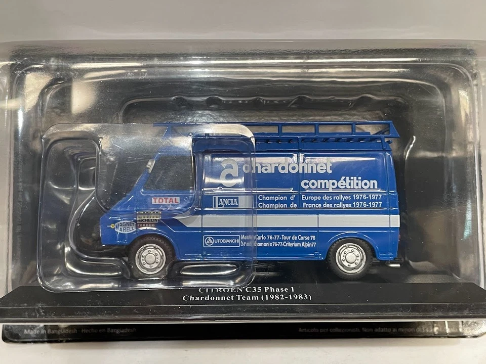 Citroen C35 Chardonnet Rally Sport Asistencia 1:43 Ixo Altaya Diecast - Imagen 3 de 3