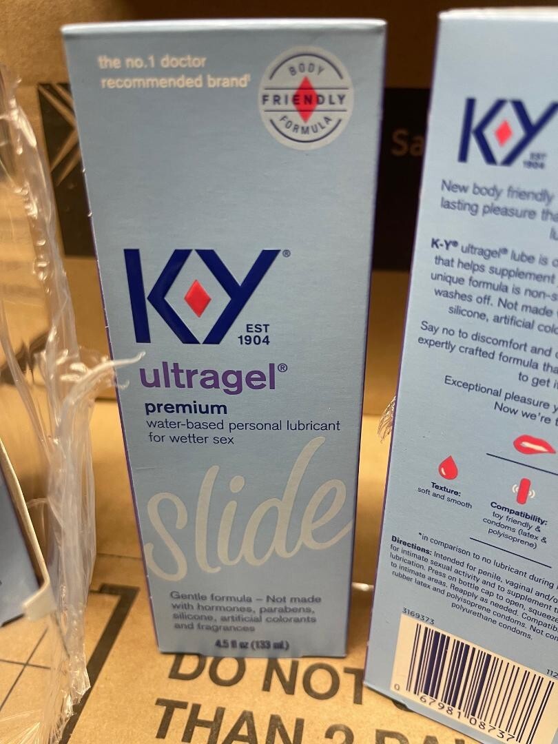 KY Ultragel Premium WaterBased Personal Lubricant Slide Pack of 4 4.5