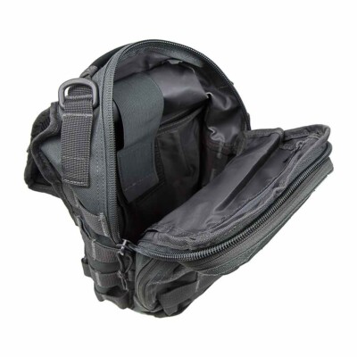 VISM Tactical Sling Bag - Borsa A Tracolla Unisex Per EDC, Escursionismo, Caccia E Viaggio (Verde)