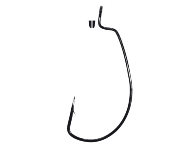 Gamakatsu Worm Offset EWG with Silicon Stopper NS Black Haken für Gummiköder