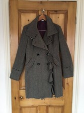 Full Circle Gallery Wool Mix Coat/jacket Size 12 M