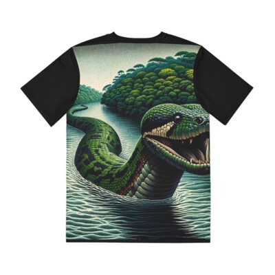 All Over Print T Shirt Giant Anaconda Peruvian Amazon River Snake