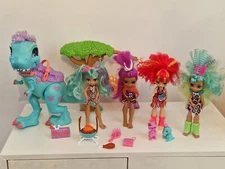 LARGE Cave Club Dolls Bundle inc T-Rex - Fab Items accessories
