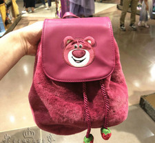 Disney Toy Story Lotso Bear Strawberry PLUSH Backpack Bag