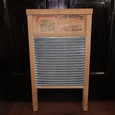 Vintage National No.701 Zinc Washboard The Zing King Memphis Chicago