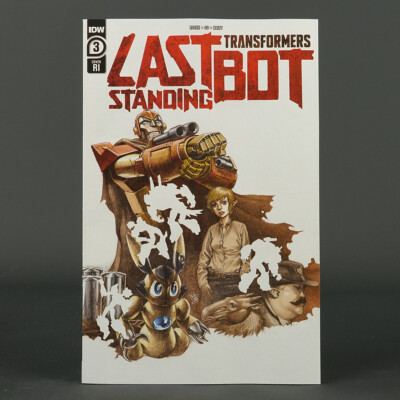 Transformers LAST BOT STANDING #3 RI 1:10 IDW Comics 2022 MAY221569 3RI (CA) Su