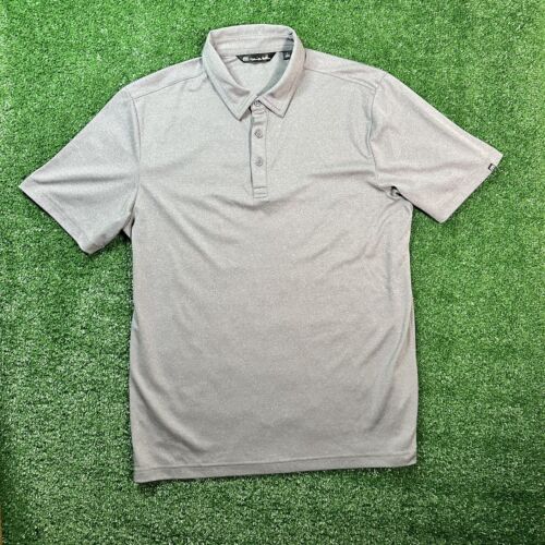 Travis Mathew Polo Shirt Size Large Gray