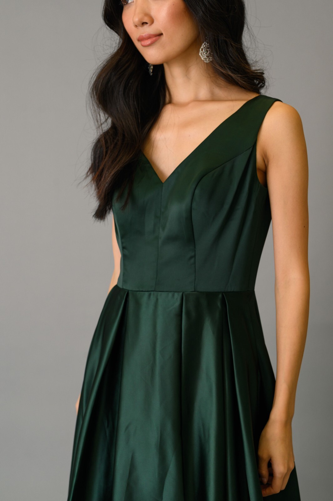 Women's Fit & Flare Formal Dress Vintage Sleeveless High Waist Flared