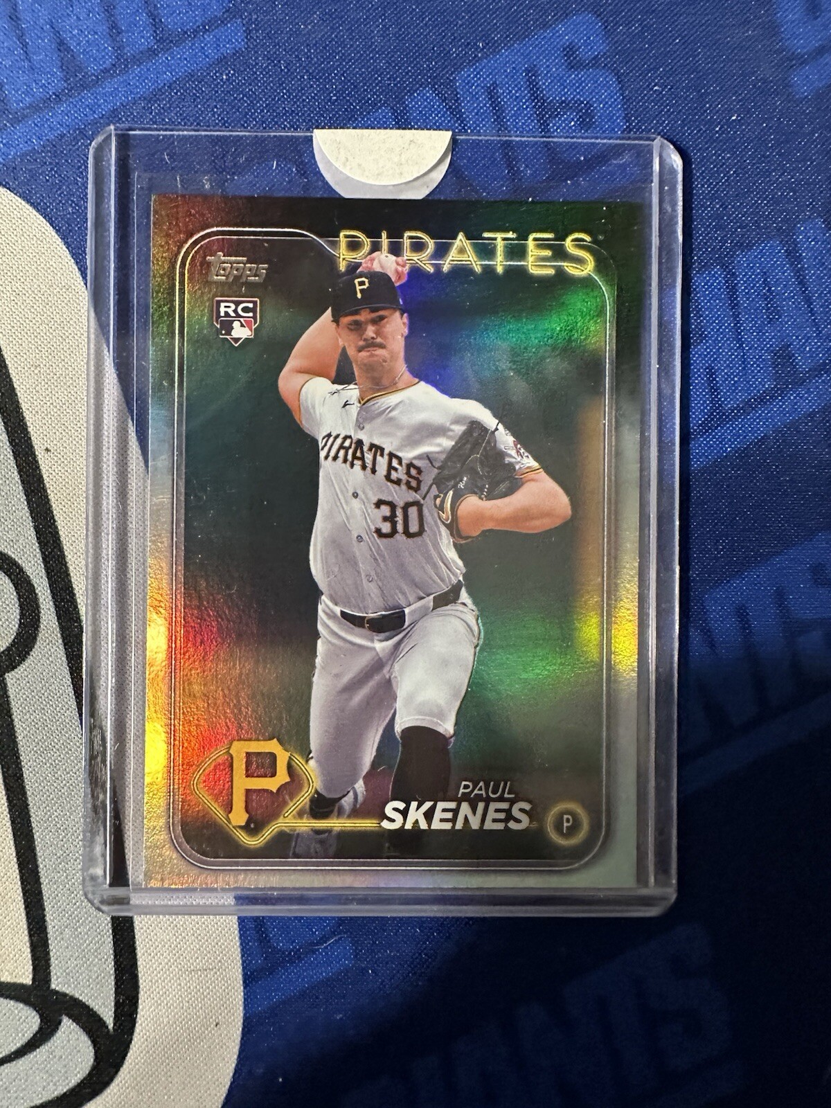 2024 Topps Update Baseball Paul Skenes Rainbow Foil Rookie Card #US100