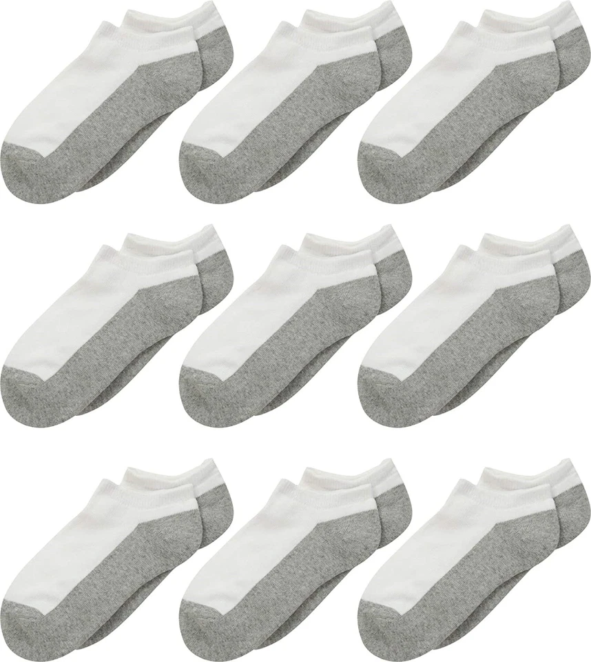 Calcetines Jefferies 254216 Niños Deportivos Corte Bajo Paquete de 9 3-7 Bebés/Niños Pequeños Talla de Zapato Foto 2 de 2