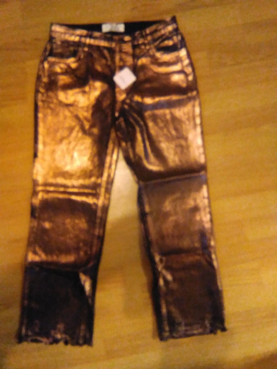 Gold sparkle sale jeans