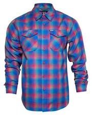 DIXXON Flannel "Chucky" Men's XL Flannel Button Plaid Shirt Horror Series