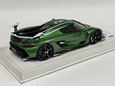 2024 Koenigsegg Jesko (GT927) Green in 1/18 scale model by GT Spirit