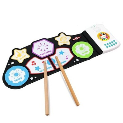 Toddler Drum Set, Kids Musical Instruments Toys Sensory Toys, Roll-up 