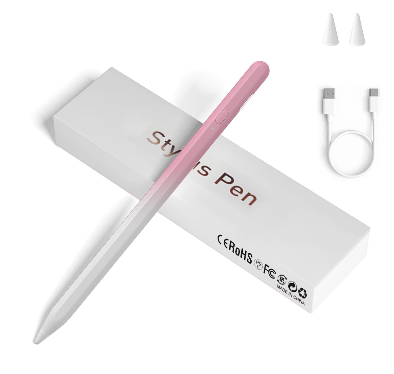 Stylus Pens for Touch Screens, Universal Fine Point iPad Pencil with Magnetic...-image