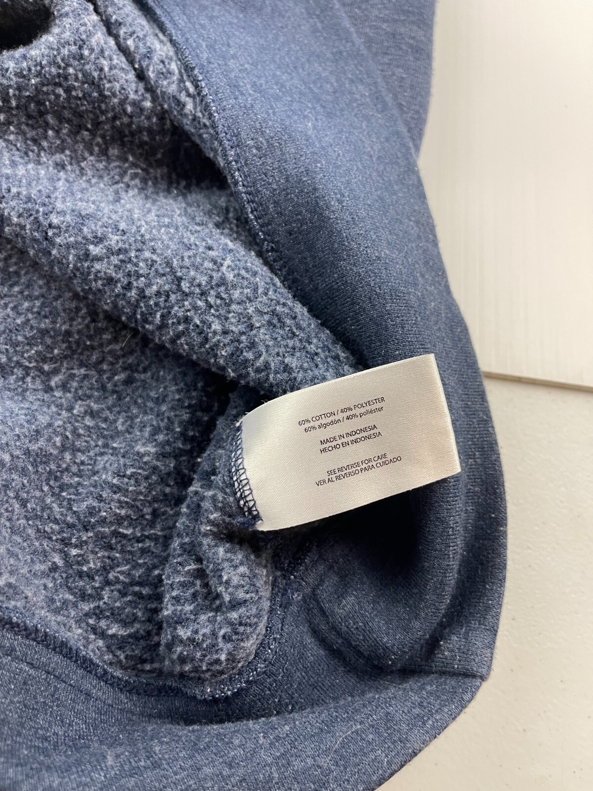 Orvis Sweater Mens Large L Blue Henley Cotton Blend Long Sleeve