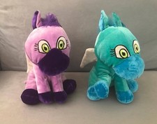 new IDEAL TOYS set of 2 DRAGONS 11" inch plush toy little dragon stuffed doll