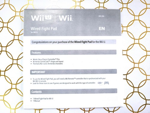 Samus Wired Fight Pad Nintendo Wii/Wii U PDP Controller, Clean - Tested, Works! - Picture 19 of 19