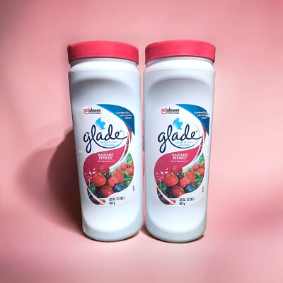 2 Pack Brand New! Glade Carpet & Room Refresher Radiant Berries, 32 oz each HTF