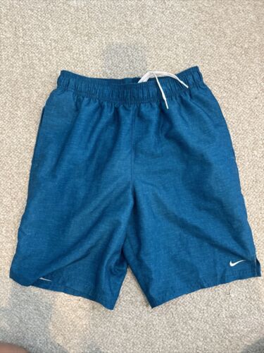 Men's Nike Dry Fit Shorts Turquoise Blue Size Small Running Shorts Athletic - Picture 1 of 4