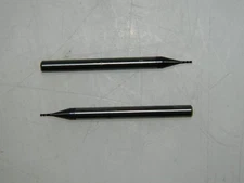Microcut Corner Radius End Mills  4 FL .025" Cut Diam 1/8" Shank QTY 6 89025-005