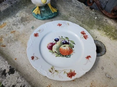 Ancienne assiette luneville decor fruit 21.5 cm - Photo 1/4