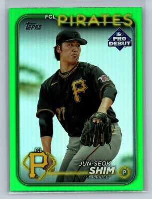 2024 Topps Pro Debut Jun-Seok Shim Green /99