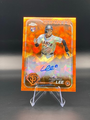 2024 Topps Chrome Sapphire Update RC Jung Hoo Lee Auto Orange /25 Giants