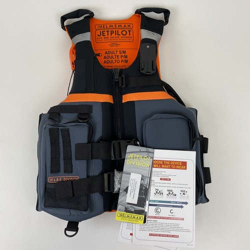 Jet Pilot L.R.E Helmsman Neoprene CGA Vest Black/Orange apparel Adult S/M - Bild 2 von 5