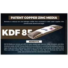 Birm + KDF 85 Media | 3.5Lb+1.5LB= 5 LBS | Iron, Hydrogen Sulfide and Manganese