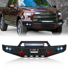 Heavy Duty Front Bumper For 2015-2017 Ford F150 (Excluding Raptor and Ecoboost)