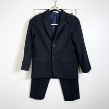 Cat  Jack Boys 2 Piece Suit Blazer Jacket Dress Pants Black Boys 7/8