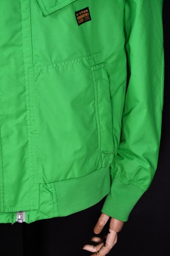 G-Star Raw Sandhurst Neon Green Bomber Jacket Men's size XL - Picture 11 of 14