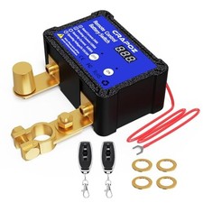 Kill Switch for Vehicle, Remote Battery Disconnect Switch 12V 24V 240A, Car