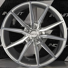 20x8.5 5x120 33 Inovit Frixion5 Silver Machine Face 10 Spokes Wheels Set Of 4 20x8.5 5x120 33 Inovit Frixion5 Silver Machine Face 10 Spokes Wheels Set Of 4